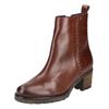 Stiefelette GABOR COMFORT "Gabor Comfort Stiefelette Nappaleder", Damen, Gr. 39, braun (mittelbraun), Nappaleder, casual, Schuhe