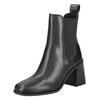 High-Heel-Stiefelette STEVE MADDEN "STEVE MADDEN Stiefelette Leder/Textil", Damen, Gr. 39, schwarz, Leder, Textil, casual, Schuhe