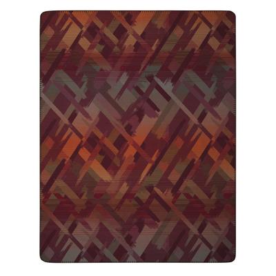 Wohndecke BIEDERLACK "Wohndecke Garnet Glow mit geketteltem Zierstich", rot, B:150cm L:200cm, Baumwolle, Polyacryl, Polyester, Wohndecken, Made in Germany Image
