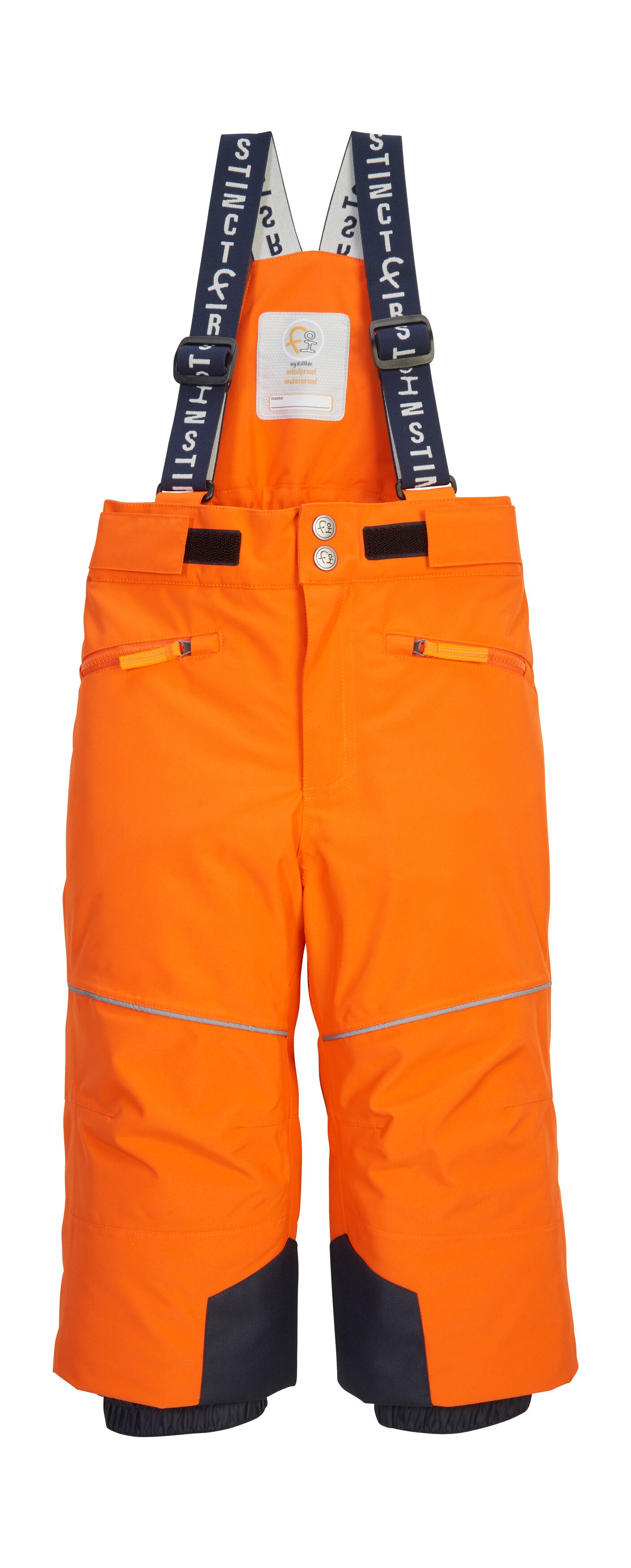 Skihose "FISW 48 MNS SKI PNTS", Kinder, Gr. 110/116, Normalgrößen, orange (dunkelorange), Oberstoff: 100% Polyester, Futter: 100% Polyester, Füllung: 100% Polyester, FIRST INSTINCT BY KILLTEC, Hosen, Wasser- und winddichte Schneehose mit... Image