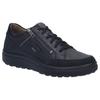 Sneaker JOSEF SEIBEL "Maddox 51", Herren, Gr. 45, schwarz, Leder, unifarben mit Farbeinsatz, casual, Schuhe, Freizeitschuh, Komfortschuh mit TEX-Ausstattung
