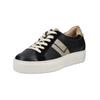 Sneaker PAUL GREEN "Paul Green Sneaker Leder/Textil", Damen, Gr. 40, gold (schwarz, gold), Leder, Textil, casual, Schuhe