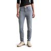 Boyfriend-Jeans MARC O'POLO DENIM "aus grauem Stretch-Denim", Damen, Gr. 27, Länge 30, grau (light grau), Obermaterial: 98% Baumwolle, 2% Elasthan, unifarben, casual, lässig geschnitten knöchellang, Jeans