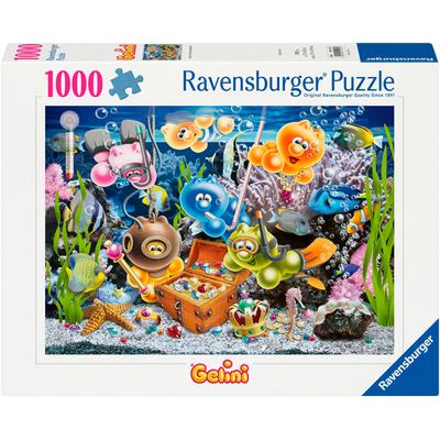 Puzzle RAVENSBURGER "Gelini im Unterwasserspaß", bunt, Puzzles, KinderB:70cm H:50cm, Pappe, Motiv, Made in Germany, B:70cm H:50cm Image