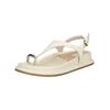 Zehentrenner DOLCE VITA "Dolce Vita Sandalen Leder", Damen, Gr. 40, weiß, Leder, casual, Schuhe