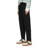 Stoffhose S.OLIVER, Damen, Gr. 40, N-Gr, schwarz, Web, Obermaterial: 74% Polyester, 22% Viskose, 4% Elasthan, unifarben, casual, lang, Hosen, mit elastische Bund und Bindeband