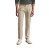 Chinohose MARC O'POLO "aus Bio-Baumwoll-Mix", Herren, Gr. 33, Länge 30, multi, nordic beige, Obermaterial: 99% Baumwolle, 1% Elasthan, gemustert, elegant, figurbetont normal, Hosen