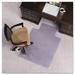 ES Robbins Corporation Lip High Pile Carpet Beveled Standard lip Chair Mat in Gray | 0.17 H x 36 W x 48 D in | Wayfair ESR124054