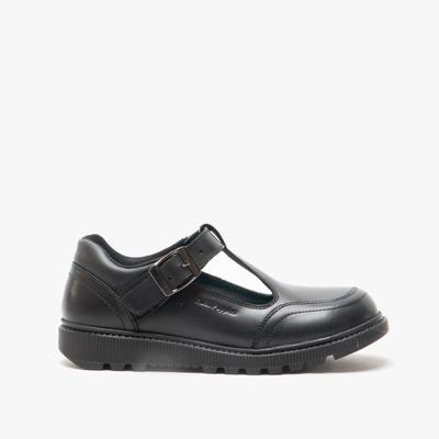 Hush Puppies Kerry Senior Mädchenschuhe Aus Schwarzem Leder Image