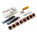 Set di strumenti per kit di riparazione pneumatici piatti per biciclette 48 pezzi Strumenti di riparazione fetale in gomma portatili Strumenti di riparazione patch per puntura della camera d'aria