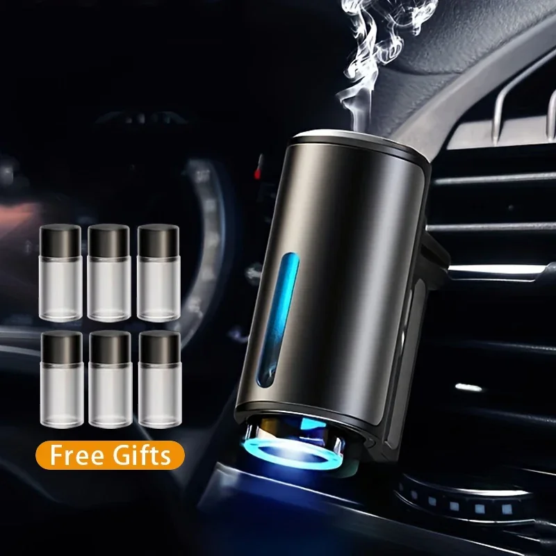 Deodorante per auto Diffusore di aromi automatico elettrico Presa d'aria per auto Olio essenziale Nebbia Umidificatore Diffusore di fragranze Aromaterapia