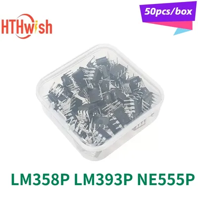 50 Teile/schachtel LM358P LM393P NE555P DIP Integrierte Schaltungen Elektronische Kit Diy Elektronik Set LM358 LM393 NE555 Elektronik Chip Image