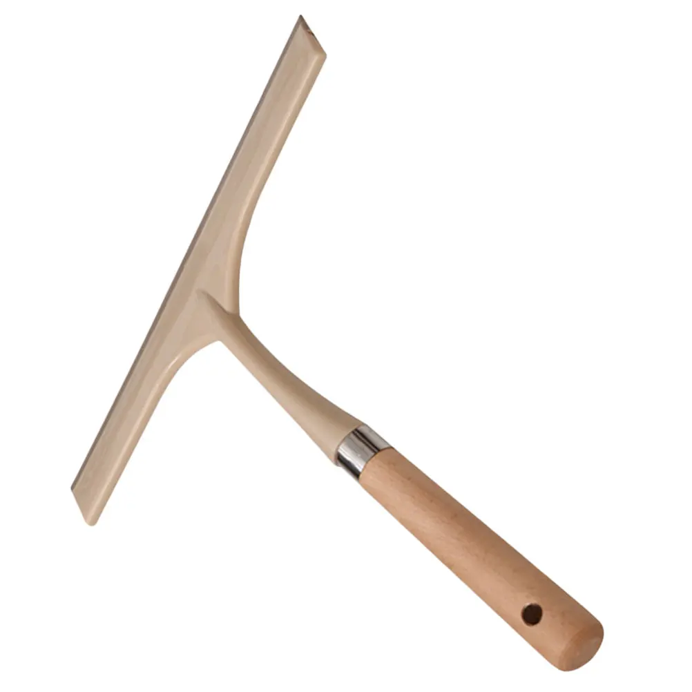 1PC Edelstahl PP Buche Holz Griff Glas Reinigung Werkzeug Fenster Rakel Badezimmer Spiegel Auto Scheibenwischer Langlebig wasser Image