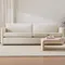 Meubles de maison en gros canapés coin blanc nordique moderne canapé de luxe salon sectionnel modulaire Boucle canapé incurvé pour la maison