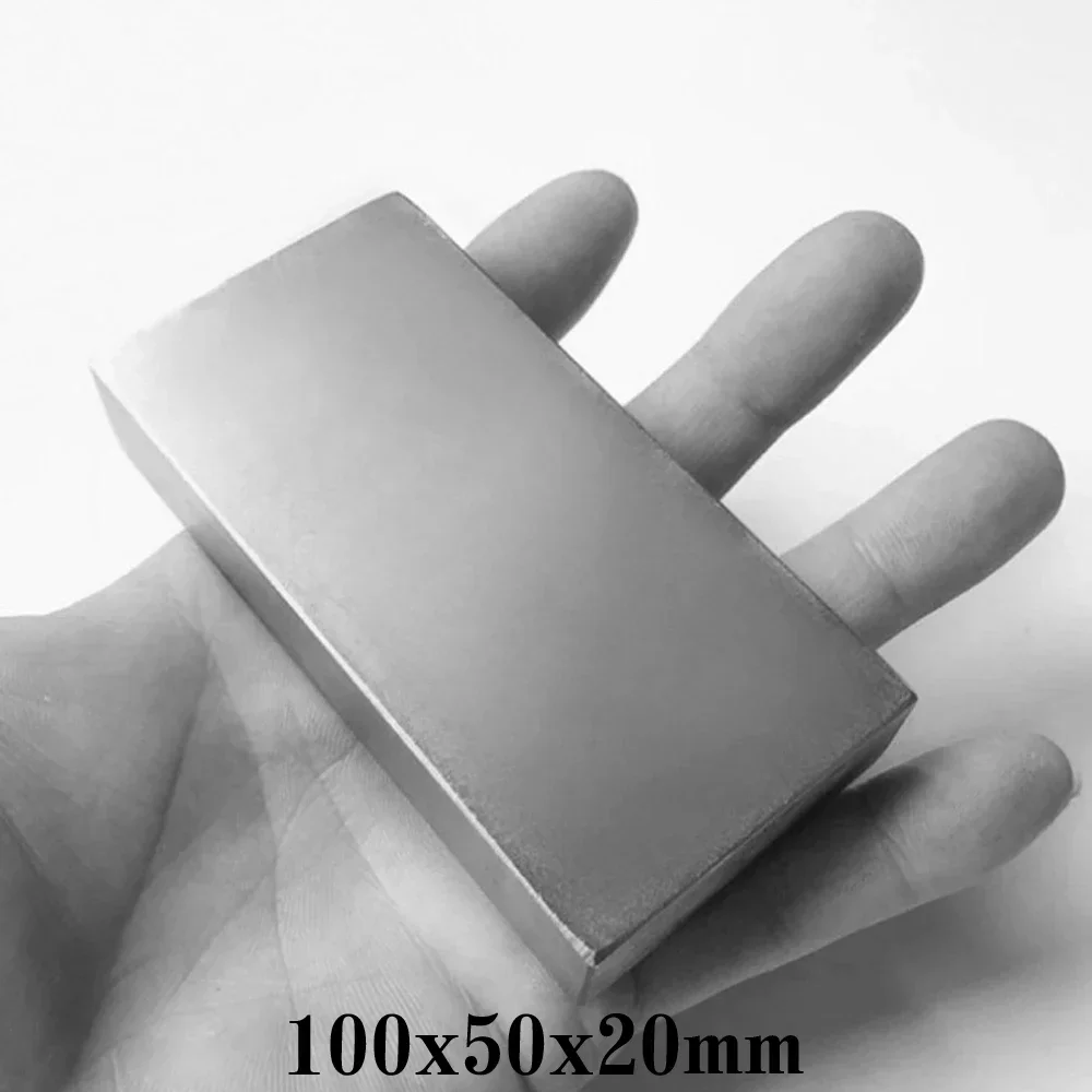 100 x 50 x 20 mm große quaderförmige Blockmagnete 100 x 50 x 20 mm für Heimkühlschränke, Büros DIY 100 mm x 50 mm 100 x 50 x 20