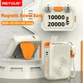 Supporto per banca di potere wireless da 20000 mAh Cavo USB portatile magnetico da 10000 mAh Batteria esterna a ricarica rapida per iPhone Samsung Xiaomi