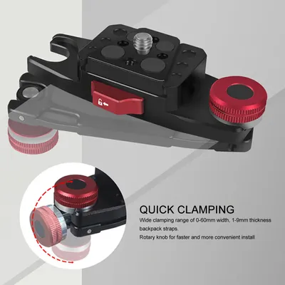 Kamera Taille Gürtel Clip D3,0 MM D5,0 MM Positionierung Loch 1/4 Zoll Schraube Anti Shake Kamera Rucksack Strap Halterung für Outdoor