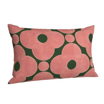 Orla Kiely Blumen-Design, rechteckiger Kissenbezug, Kissenbezug, dekoratives Schlafzimmer, Bett, Zuhause, Komfort, Dekokissen Image