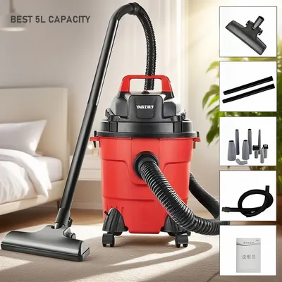 Household Electric Vacuum Cleaner Powerful Cleaning Machine Suction Power Wet & Dry Vacuum Cleaner Plastic Body Vacuum Cleaner