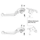 PER YAMAHA TRACER900 TRACER 900 2018 2019 2020-2025 2024 Leva del freno frizione Allungabile Regolabile Pieghevole Manopole manubrio estremità