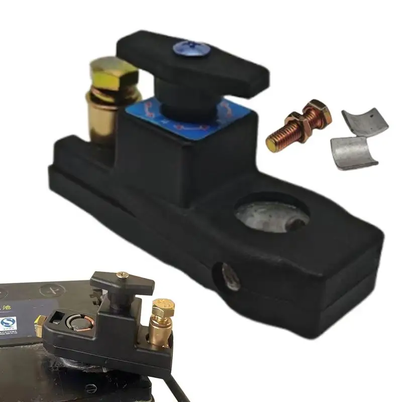 Auto Batterie Trennen 12V-24V Batterie Abschaltung Schalter Top Post Trennen Schalter Marine Batterie Trennen Isolator schalter Image