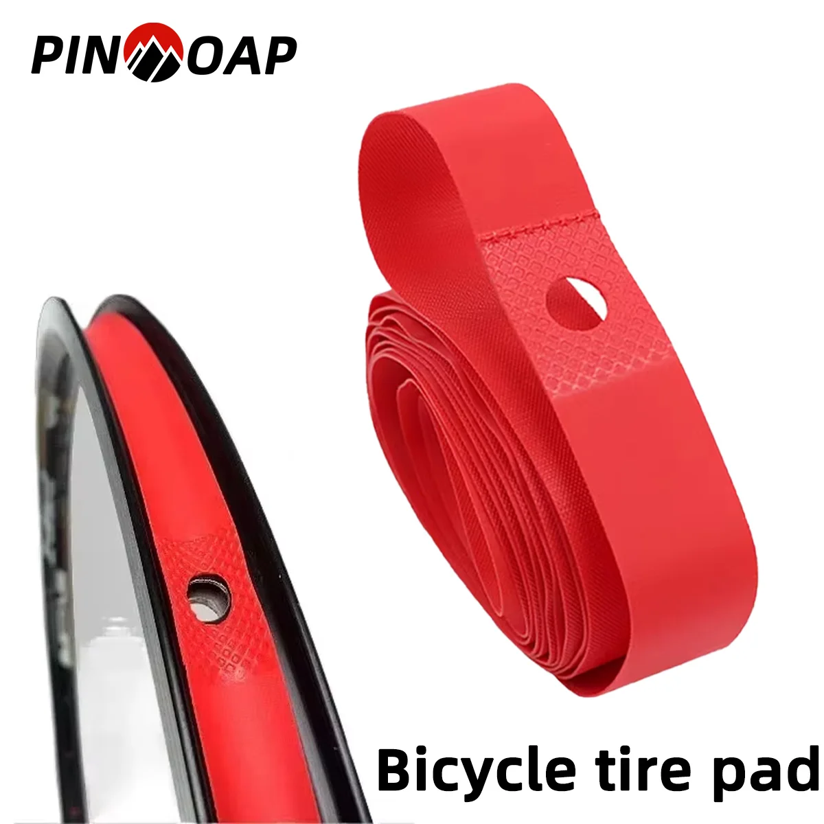 Fahrrad Felge Streifen Reifen Liner Rohr Schutz PVC Felge Band12/14/16/18/20/22/24/26/27,5/29 zoll/700C Fahrrad Festen Gürtel Reifen Beweis Band Image
