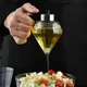 Bottiglia di olio in vetro diamantato, lattina di olio a forma di diamante, dispenser di miele a forma di diamante, dispenser di olio d'oliva da 7 once per cucina