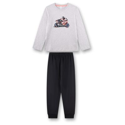 Sanetta - Kid's Pyjama Long 245946 - Schlafanzug Gr 152 weiß Image