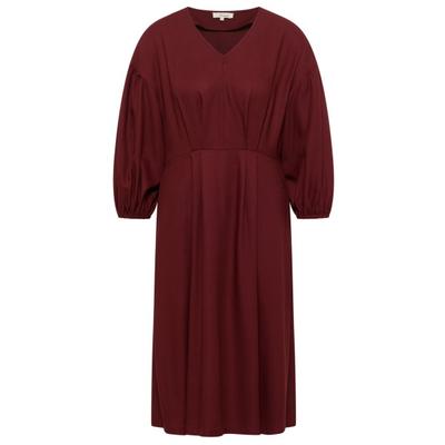 Tranquillo - Women's Tailliertes Kleid aus EcoVero Viskose - Kleid Gr 46 rot Image