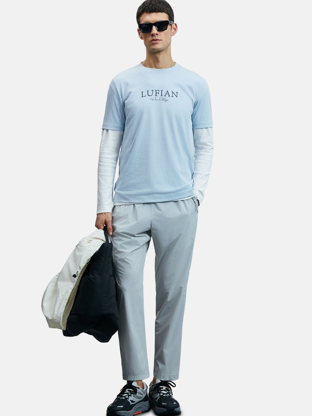 Lufian Hose FIRST Herren grau, S Image