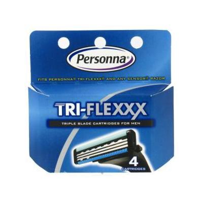 4pack-Tri-flexxx Razor Cartridges Men, 4 Ct by Personna Personna