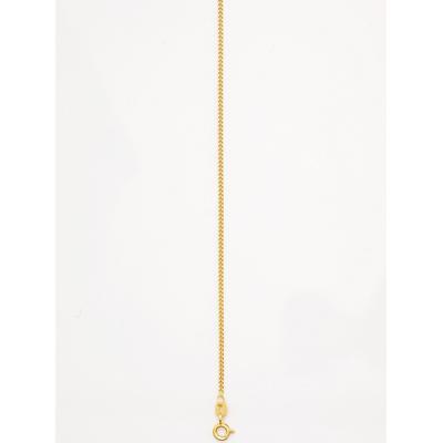 Panzerkette LADY, silber (silber vergoldet 925), Halsketten, Damen, 60, Silber 925 (Sterlingsilber), L: 60cm Image