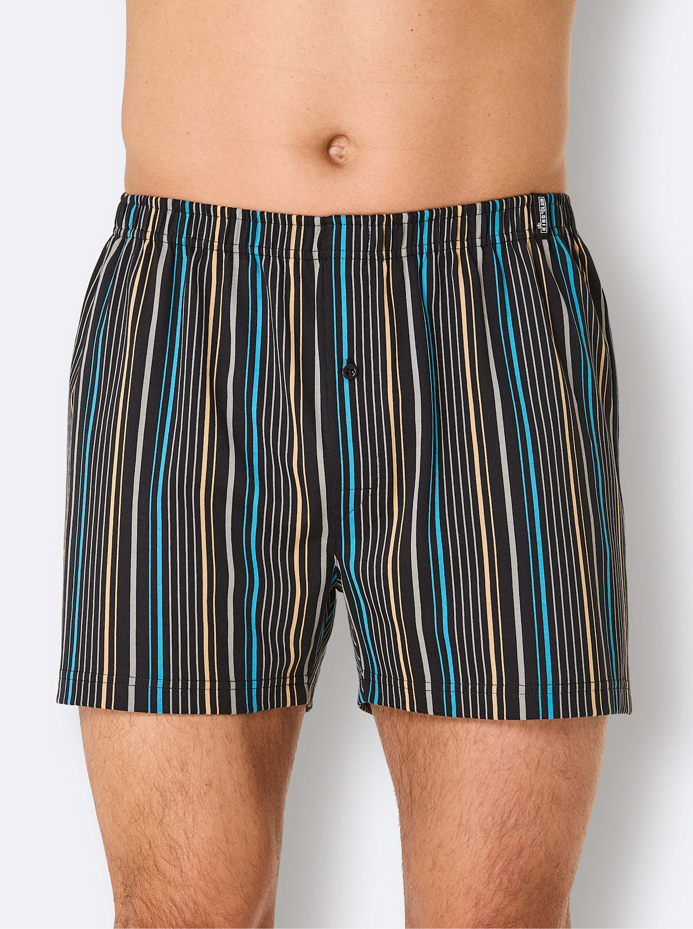 Boxershorts, Herren, Gr. 12, schwarz (schwarz, bedruckt), 100% Baumwolle, Unterhosen Image