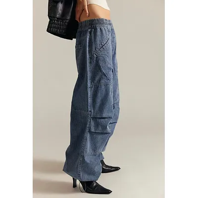 Atlas Parachute Jean by We The Free at Free People in Explorer, Size: XS