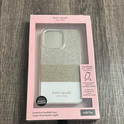Kate Spade Cell Phones & Accessories | Kate Spade Silver And Gold Glitter Case For Iphone | Color: Gold/Silver | Size: Os