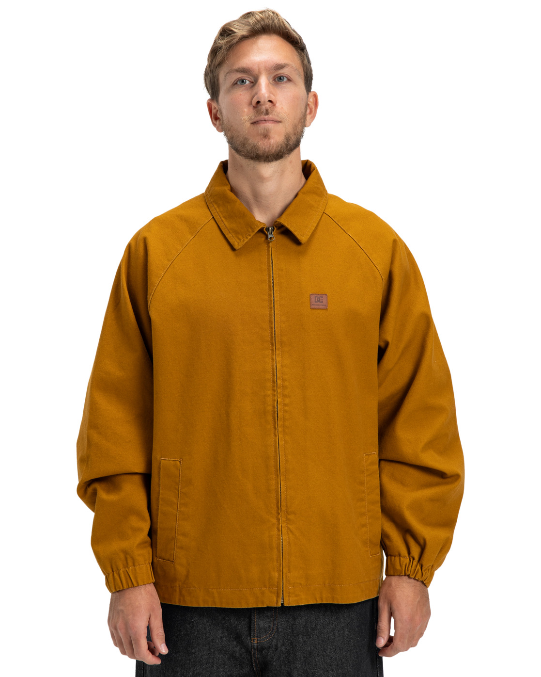 Blusenjacke DC SHOES "Framed", Herren, Gr. XS, braun (golden braun), 70% Baumwolle, 30% Baumwolle, Jacken Blusenjacke