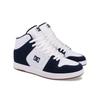 Sneaker DC SHOES "Manteca 4 Hi", Gr. 13(47), blau (navy, weiß), 51.34% Leder, 48.66% Synthetikmaterial, Schuhe