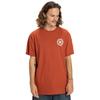 T-Shirt DC SHOES "DC Corpo Fb", Herren, Gr. M, picante, 75% Baumwolle, 25% Baumwolle, Kurzarm, Shirts