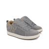 Sneaker DC SHOES "Court Graffik", Gr. 6,5(38,5), grau, tan, sanftes weiß, 57.05% Leder, 28.2% Synthetikmaterial, 13.87% Polyester, 0.88% Textil, Schuhe