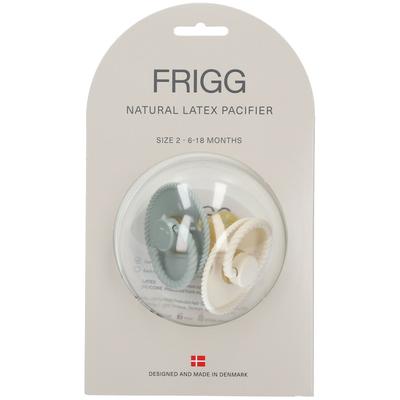 Frigg Fopspeen Rope Cream - Saga 6-18 Maanden 2 St Schnuller Image