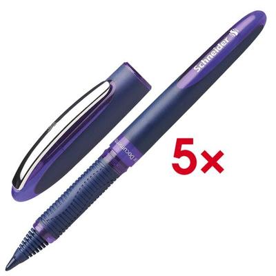 Schneider 5x Tintenroller »One Business« violett Image