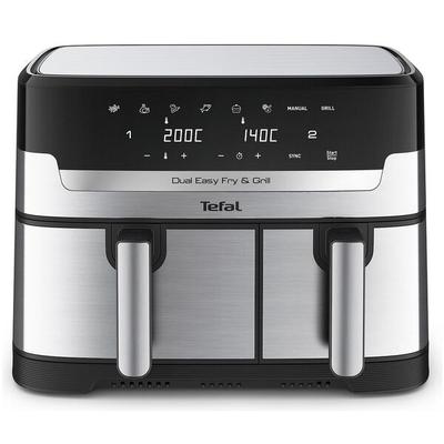 Tefal Heißluftfritteuse Dual Easy Fry & Grill EY905D für ca. 8,0 kg, 40.2x41.8 cm