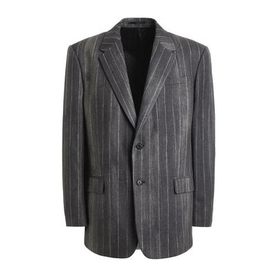 Blazer - Gray - Versace Jackets