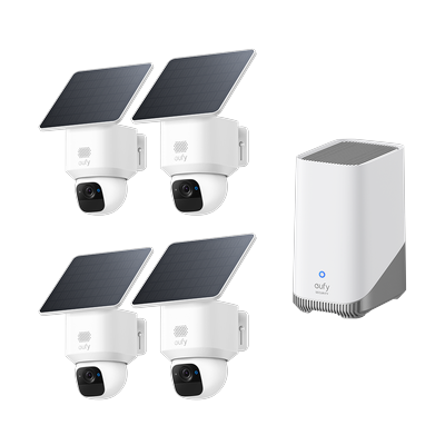 eufyCam Solo E30 4-Kamera-Set + HomeBase 3