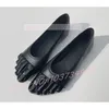 Kappe Ballerinas Schuhe Frauen Casual Schwarz Leder Metall Runde Kappe Anti-slip Schuhe Weibliche Sommer Party Nifty Punk schuhe