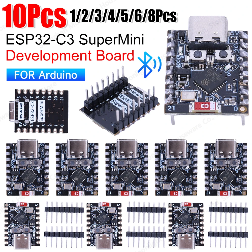 1-10PCS ESP32 C3 SuperMini WiFi Bluetooth-Kompatibel Bord SuperMini Entwicklung Bord Entwicklung Bord CORE bord für Arduino Image