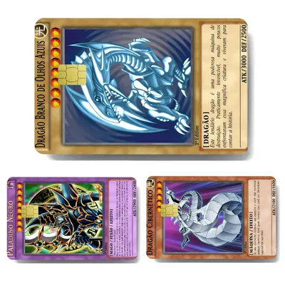 Yu-Gi-Oh MONSTER CARD Aufkleber für Debit-Kreditkarten, die die Muschel ausgeben oder spart, ultradünn, kein Verblassen, Aufkleber-Haut-Abdeckungsfolie Image
