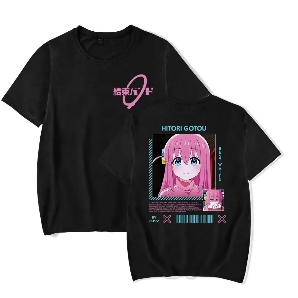 Klassisches besonderes T-Shirt Bocchi the Rock Gotou Hitori Manga Shirt Anime Bequemes Hip Hop Grafik T-Shirt Kurzarm-T-Shirts