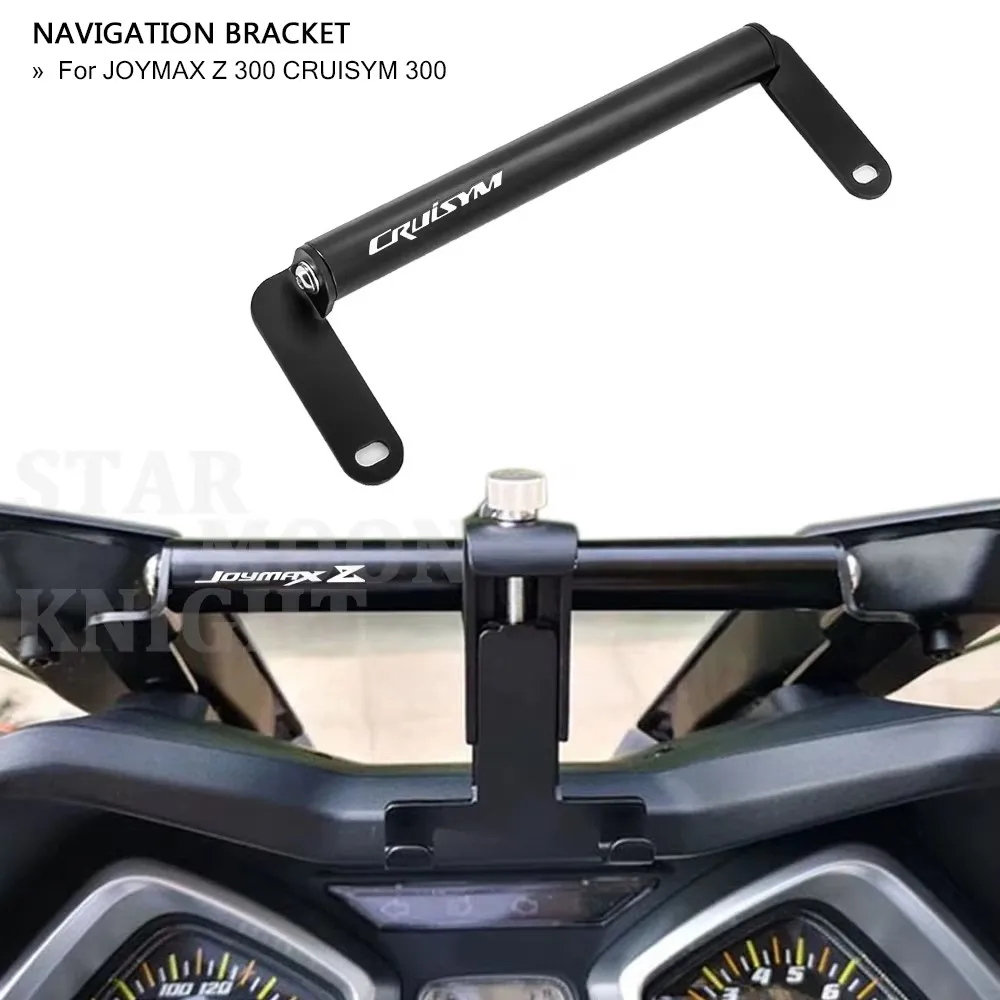 Per SYM JOYMAX Z 300 per CRUISYM 300 Moto Parabrezza Montaggio Staffa di Navigazione GPS Smartphone Supporto Accessori