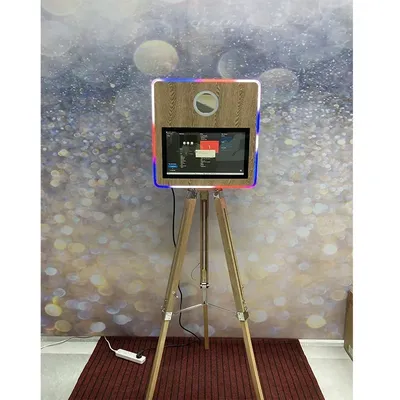 Photobooth Plataforma Shell Background Camera Wood Vintage DSLR 360 Photo Booth Machiner photography props camera accessories